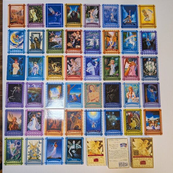 Fairies Oracle Cards by Doreen Virtue - Brown and Gold - Picture 2 of 2